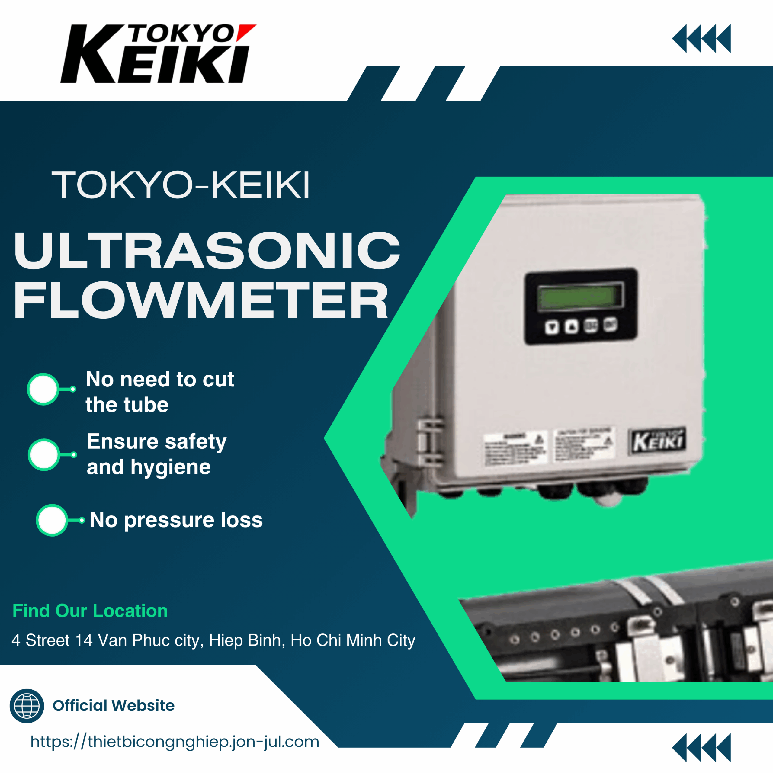 Ultrasonic Flowmeter Tokyo-Keiki – Giải pháp đo lưu lượng chính xác