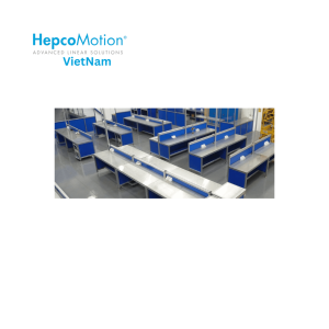MCS – Aluminium Framework For Workbench and Storage Solutions HepcoMotion VietNam