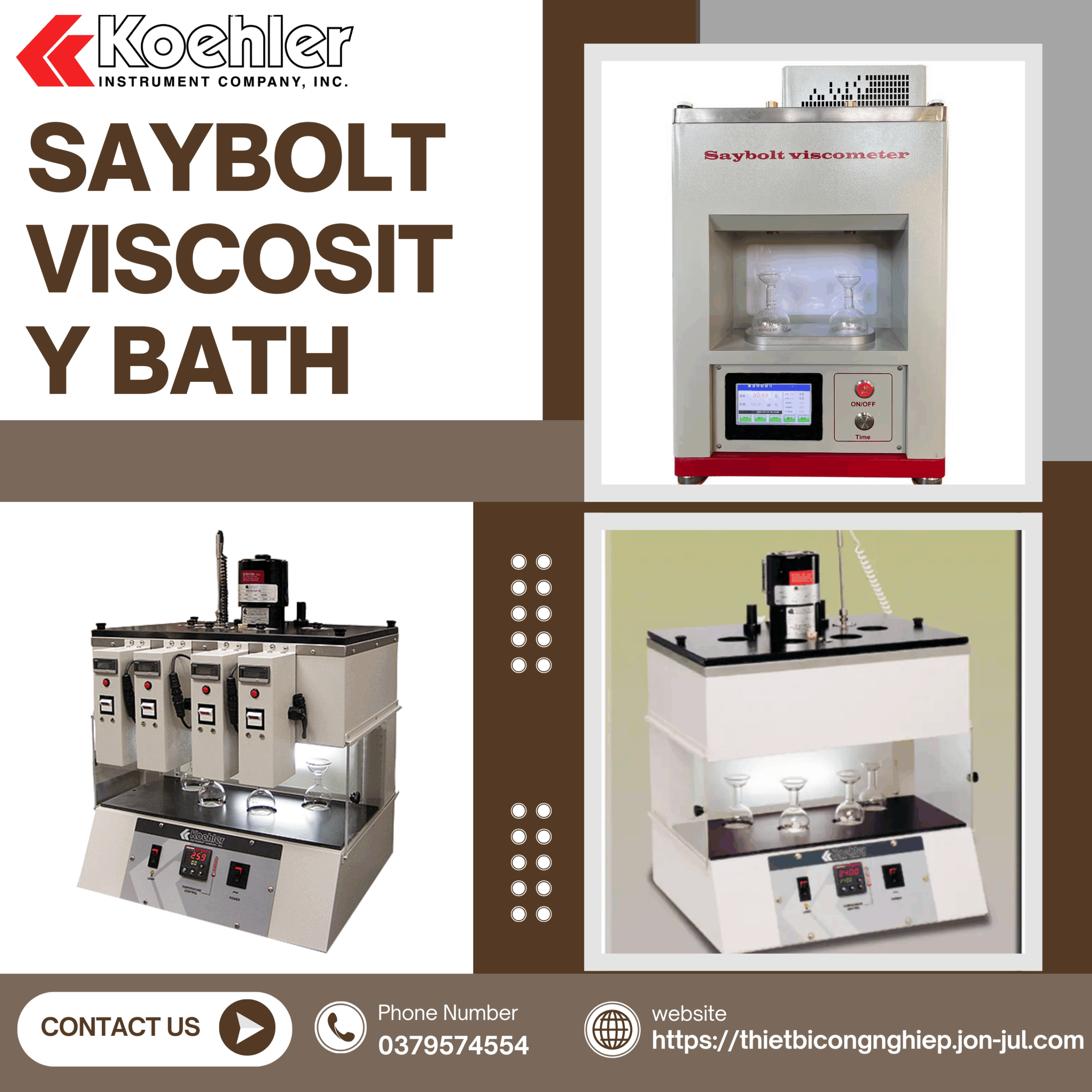 Saybolt Viscosity Bath – Giải pháp kiểm tra độ nhớt chính xác