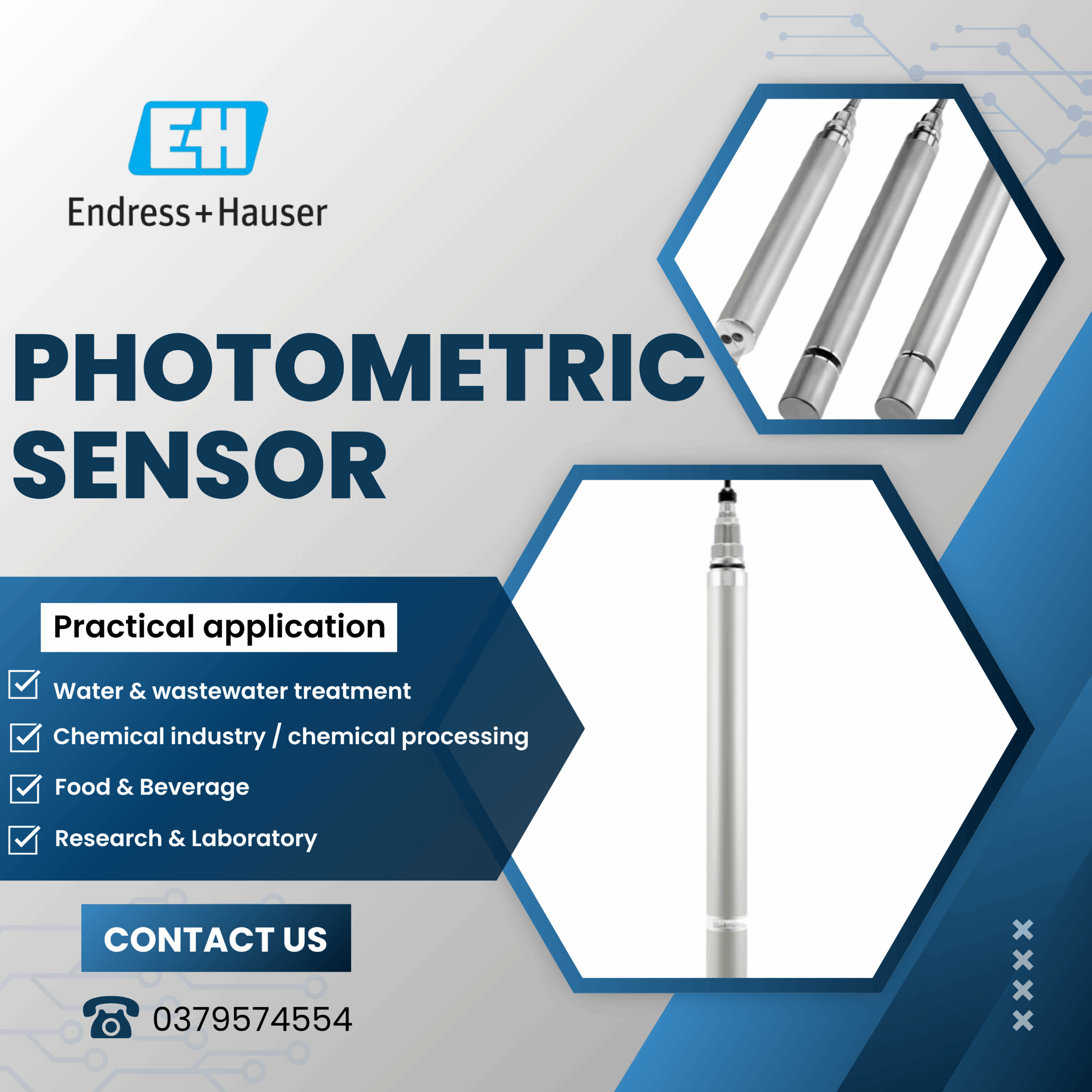 Photometric Sensor Endress+Hauser – Giải pháp đo quang học chính xác cho chất lỏng và xử lý nước
