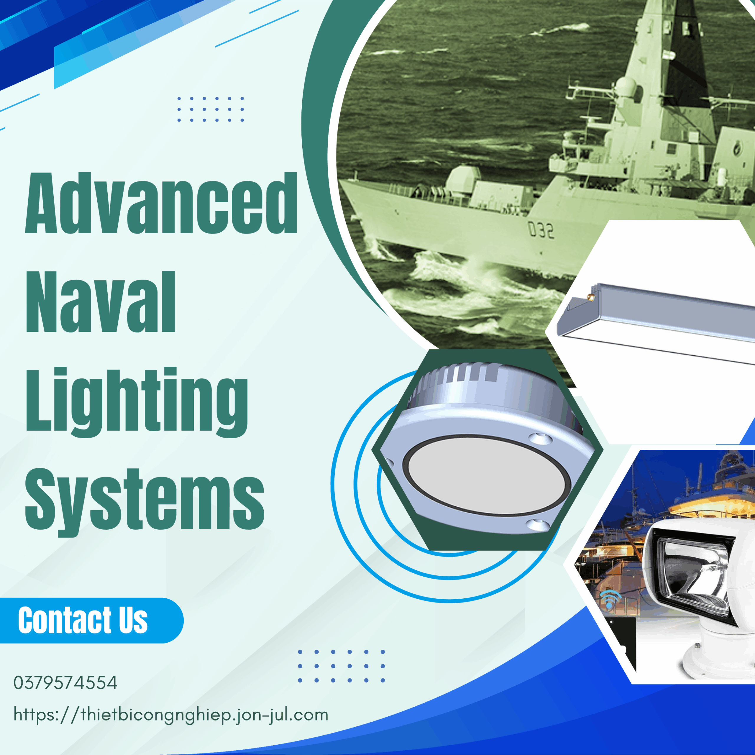 Advanced Naval Lighting Systems (ANLS) | Giải pháp chiếu sáng cho tàu chiến & công trình hàng hải