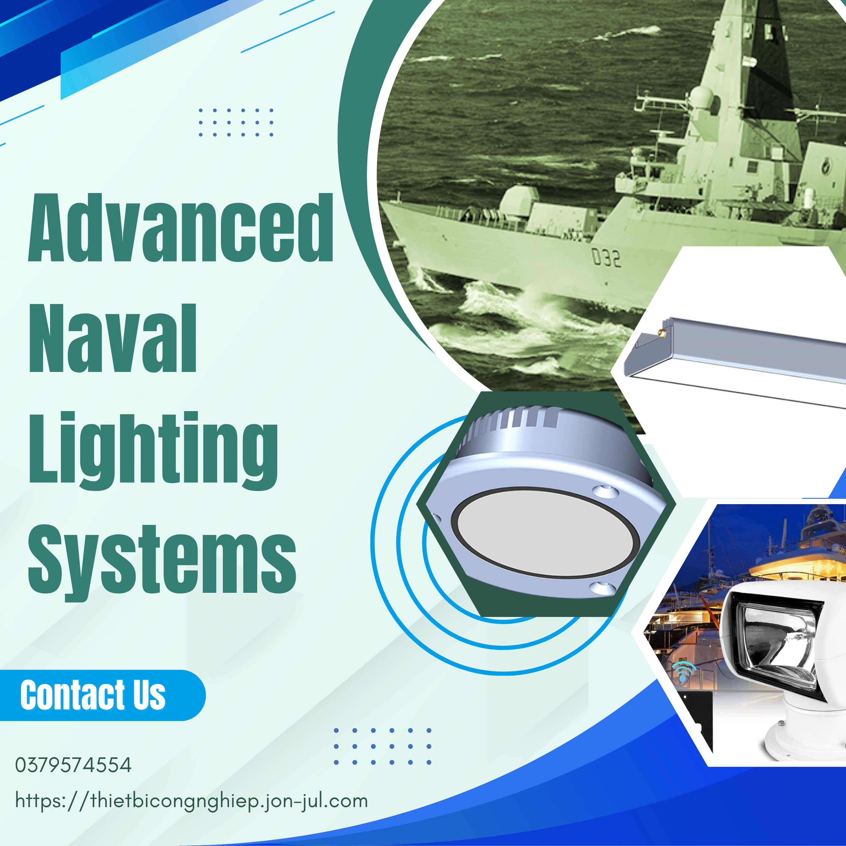 Advanced Naval Lighting Systems (ANLS) | Giải pháp chiếu sáng cho tàu chiến & công trình hàng hải