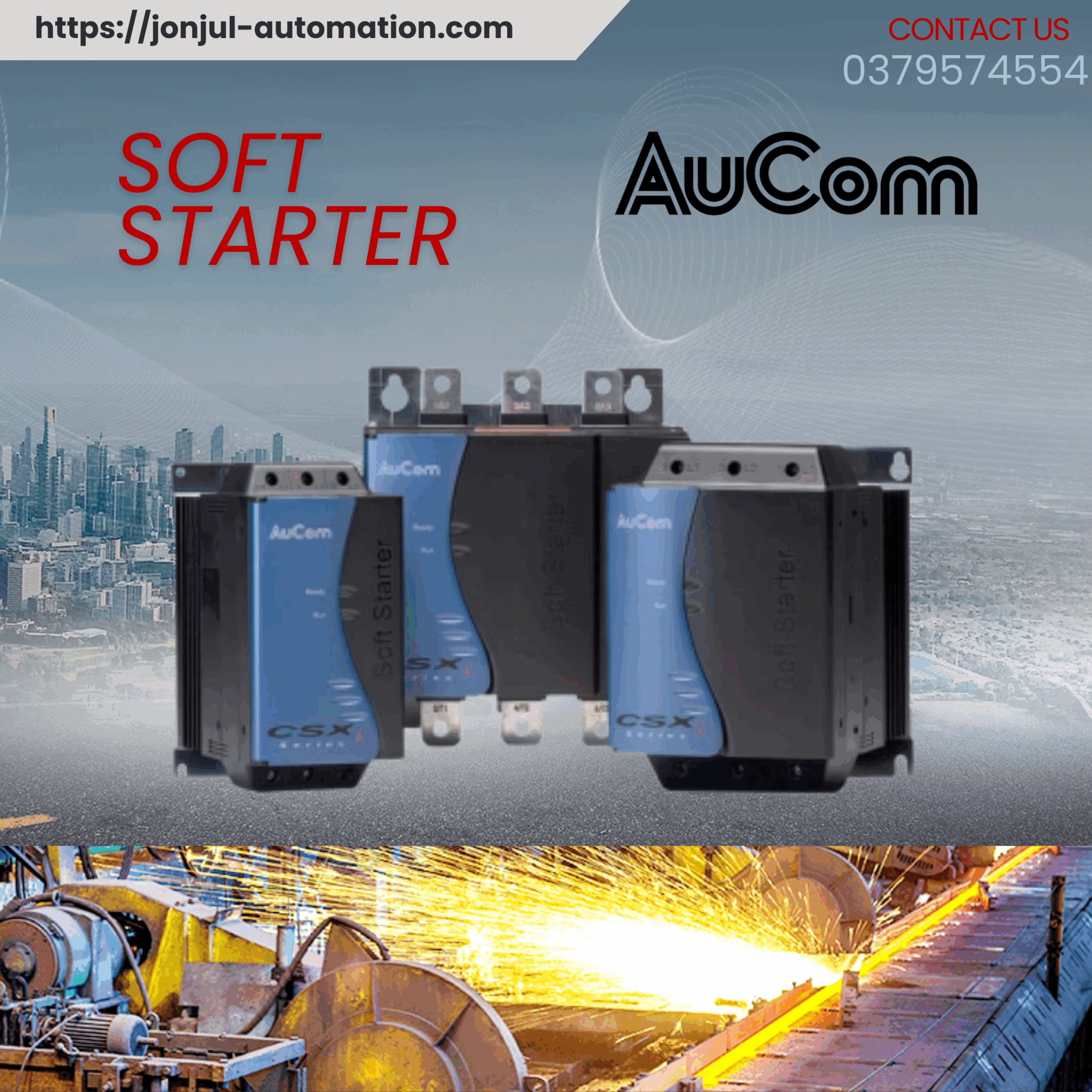 Giải pháp sử dụng Soft Starter AuCom trong ngành thép