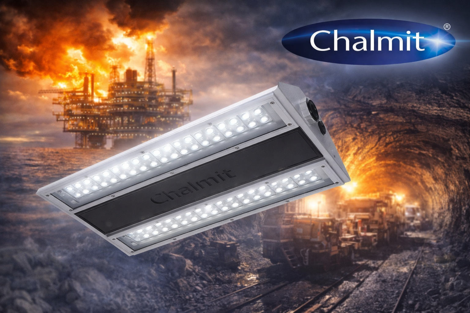 CHALMIT / Hubbell – Giải pháp chiếu sáng chống cháy nổ cho Dầu khí & hầm lò