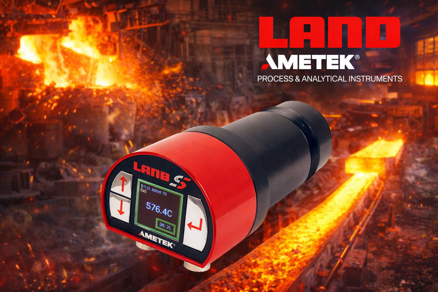 AMETEK Land – Giải pháp kiểm soát nhiệt độ cho ngành thép