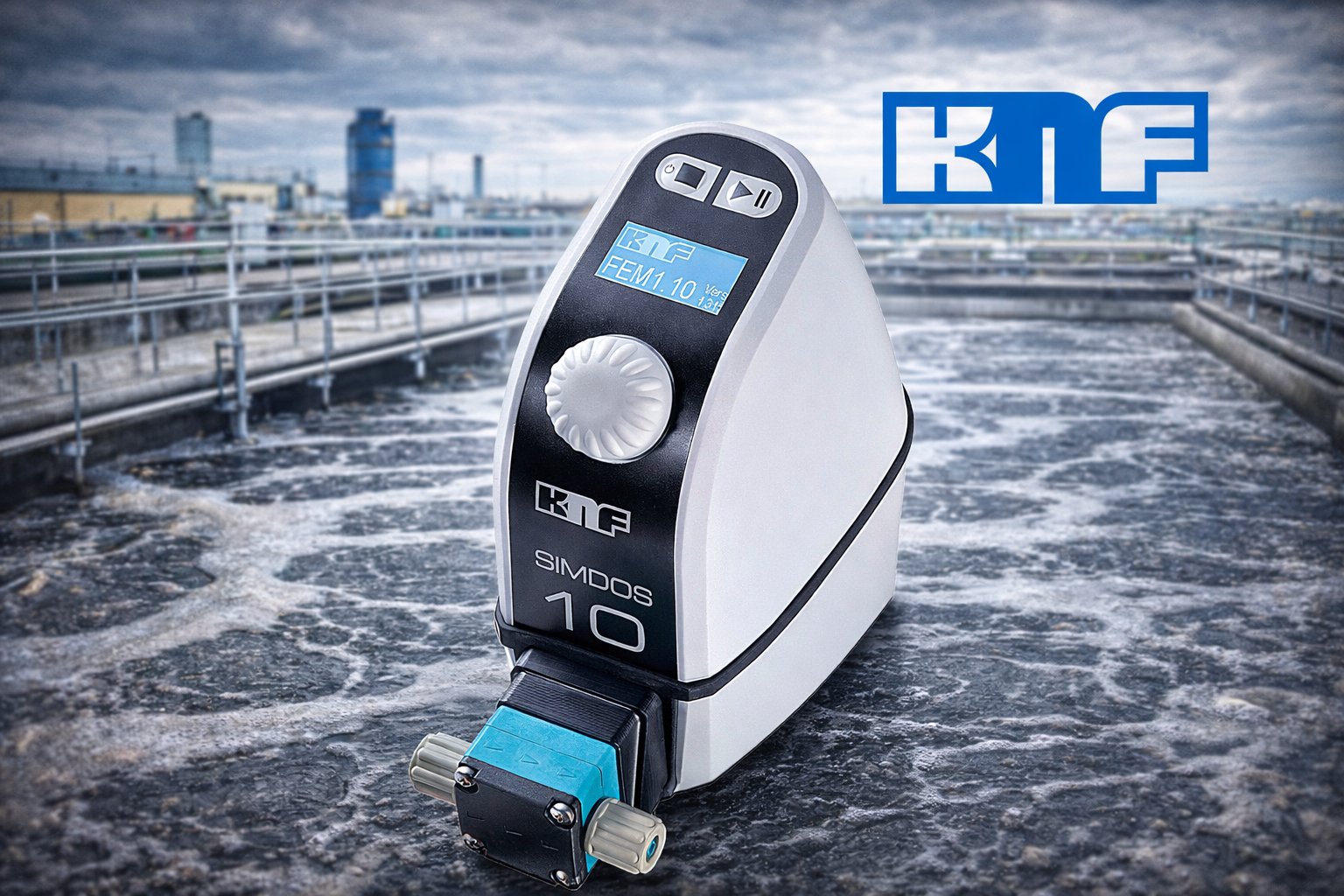 KNF – Giải pháp định lượng hóa chất cho hệ thống xử lý nước thải