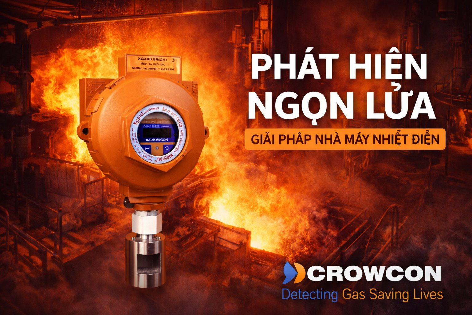Giải pháp phát hiện ngọn lửa trong nhà máy nhiệt điện