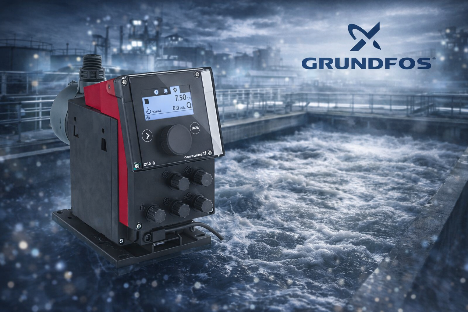 Grundfos – Giải pháp định lượng hóa chất trong nhà máy xử lý nước thải